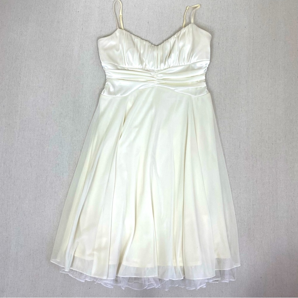 Ruby Rox Off White Spaghetti Strap Dress - Picture 7 of 7
